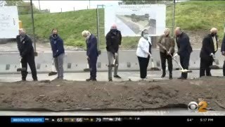 Groundbreaking Ceremony Held At Site To Replace Aging Train Station In Lyndhurst NJ [upl. by Niuq]