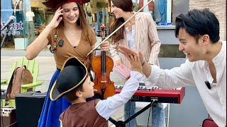 Pirates Of The Caribbean  Karolina Protsenko amp Ray Chen Violinist [upl. by Rhiana561]