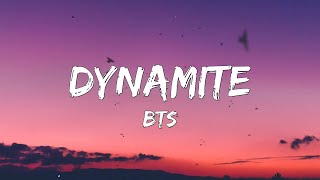 Lyrics Dynamite  BTS [upl. by Ennailuj278]