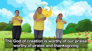 The God of Creation Sunday School Song [upl. by Mattie26]