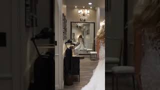 WEDDING DRESS SHOPPING AT 20 video out now weddingdress bride shortsvideo [upl. by Eusassilem]