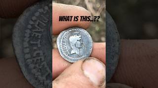 EXTREMELY RARE Roman Silver Coin  Metal Detecting shorts silver [upl. by Fania]