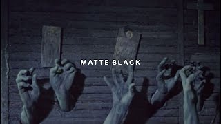 UICIDEBOY  MATTE BLACK Lyric Video [upl. by Anilatak]