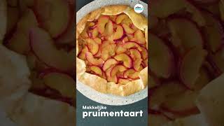 Makkelijke pruimentaart recept  Shorts  Allerhande [upl. by Cardon]