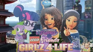 Lego Friends Girlz 4 Life My Little Pony Equestria Girls Friendship Games DVD Menu 2020 [upl. by Rodie892]