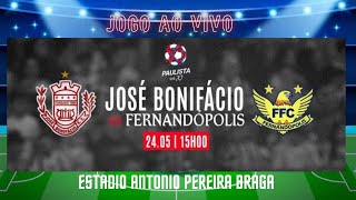 PAULISTA SUB 20  JOSÉ BONIFÁCIO EC X FERNANDÓPOLIS [upl. by Naed]