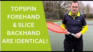 The Topspin Forehand Is Identical To The Slice Backhand [upl. by Aehsel]