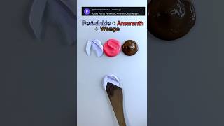 Satisfying color mixing PeriwinkleAmaranthWenge shorts paintmixing asmrart mixedcolors [upl. by Imar]