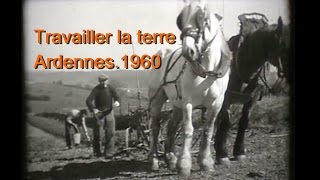 travaux des champsThin le Moutier 1960 [upl. by Nodearb]