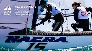 Introducing the Nacra 15 at the Aon Youth Worlds [upl. by Oilenroc456]