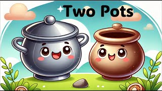 Two Pots  Moral Story  Bedtime story  Storytelling  Easy Reading  Short Story in English [upl. by Reade]