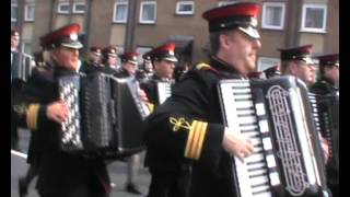 Dunloy Accordion Band  Derry Day 2012 1 [upl. by Melvyn]