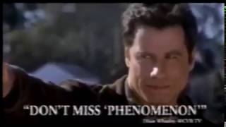 Phenomenon Movie Trailer 1996  TV Spot [upl. by Yanrahc]