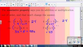 31 Commutative and Associative Properties [upl. by Kciregor759]