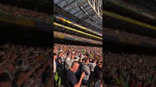 England supporters in Dublin IRAENG uefanationsleague shorts [upl. by Emerick480]