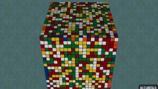 20x20x20 Rubiks Cube Solve HQ [upl. by Buroker818]