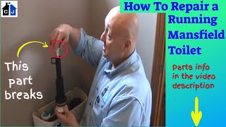 How to Fix a Running Mansfield Toilet [upl. by Gilchrist]