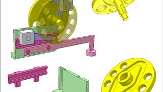 Pick and place cam mechanism 1 [upl. by Raamal]