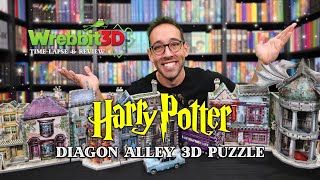 Building the Diagon Alley 3D Puzzle Collection 🧩 Harry Potter Wrebbit3D [upl. by Eckardt]