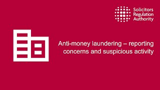 Antimoney laundering – reporting concerns amp suspicious activity [upl. by Cutcliffe]