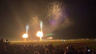 EAA AirVenture 2024 Oshkosh Wednesday Fireworks and Drones [upl. by Novel]