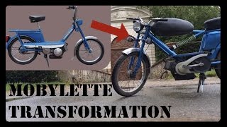 Transformation mobylette en moto [upl. by Siegler]