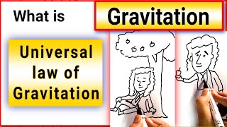 What is Gravitational Force  Derivation  Universal Law of Gravitation  Class 9 physics [upl. by Eca]