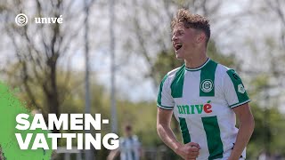 BLIKSEMSTART bij O18  Samenvatting FC Groningen O18  Willem II O18 [upl. by Marjory]