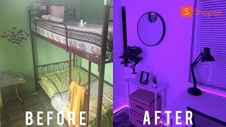 malaysia small room makeover✨🌧 aesthetic [upl. by Pierrette]