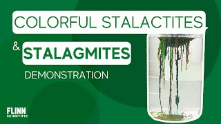 Colorful Stalactites amp Stalagmites Demonstration  FlinnScientific [upl. by Arekat]