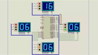 Automatic Traffic Light controller using 8051 microcontroller  Full Codecircuit  traffic light [upl. by Nomrah]