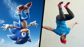 Trying Stunts From Sonic The Hedgehog IN REAL LIFE [upl. by Suzie]