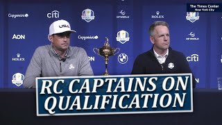 Ryder Cup Captains on Team Qualification Changes [upl. by Kcinomod785]