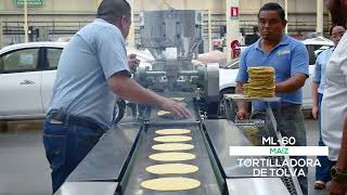 Tortilladora de Tolva ML60│Manufacturas Lenin [upl. by Ianteen]