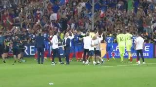 Le Clapping de léquipe de France ● Germany vs France ● 1 2 Final Euro 2016 [upl. by Samira]