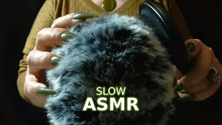 Slow ASMR  Heavenly Rough Triggers on Fluffy Cover  Roller Brush Metal String Brush amp More [upl. by Leahcimnhoj]