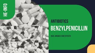 benzylpenicillin  Uses Dosage Side Effects amp Mechanism  Pfizerpen [upl. by Gerome757]