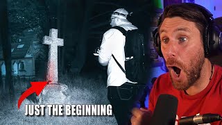 This Video Was Built On A Graveyard  Crazy Ghost Hunt Goes Epic [upl. by Nesyaj]