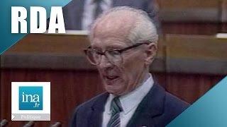 1989  Erich Honecker quitte le pouvoir en RDA  Archive INA [upl. by Claudelle]