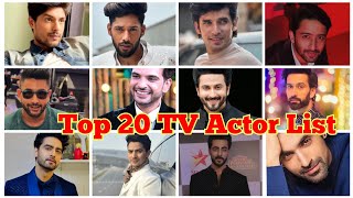 Top 20 Tv Actor List  Celebrity of the month September 2024 tvactor [upl. by Ramiah]