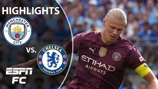 ERLING HAALAND HAT TRICK 🙌 Manchester City vs Chelsea in Columbus  Highlights  ESPN FC [upl. by Joliet776]