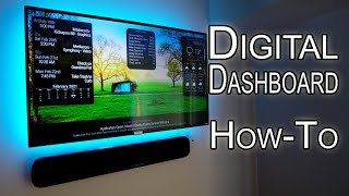 Digital Dashboard CalendarWeatherToDo Listetc [upl. by Merwyn]