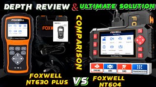 Foxwell NT604 vs NT630 Plus Which Car Diagnostic Scanner is Right for YouA Comprehensive Review [upl. by Illehs]