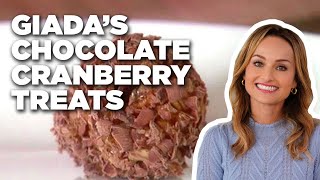 How to Make Giadas Chocolate Cranberry Treats  Giada at Home  Food Network [upl. by Eelsel]