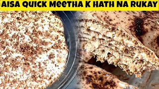 10 Minutes Cold Dessert  No Baking  No Oven  No Gelatine  Quick and Easy Recipe [upl. by Blunk]