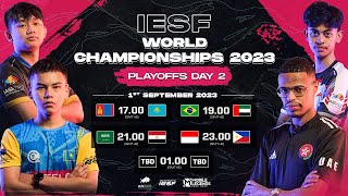 🔴 LIVE  PLAYOFFS DAY 2  IESF World Championship 2023 Bahasa Indonesia [upl. by Asenev]