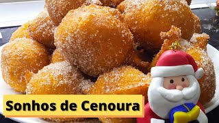 Sonhos de Cenoura  Receita Portuguesa [upl. by Yhtnomit]