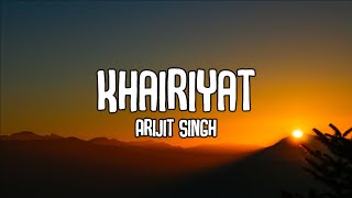 Khairiyat  Lyrics Video  Chhichhore  Nitesh Tiwari  Arijit Singh  Sushant Shraddha  Pritam [upl. by Nedra]