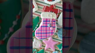 Stockings 2 Ways 🎄✨ enlightenedbakery royalicing sugarcookies christmas2024 cookies [upl. by Danzig]