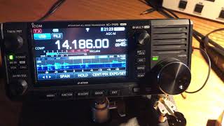 ICOM IC705 vs Elecraft KX3 Receiver Test [upl. by Acissej]